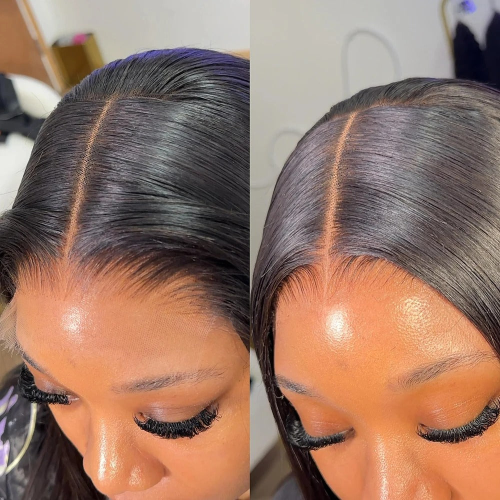 13x6 HD Lace SUPER Pre-plucked Natural/2T Brown Curly Lace Front Wig
