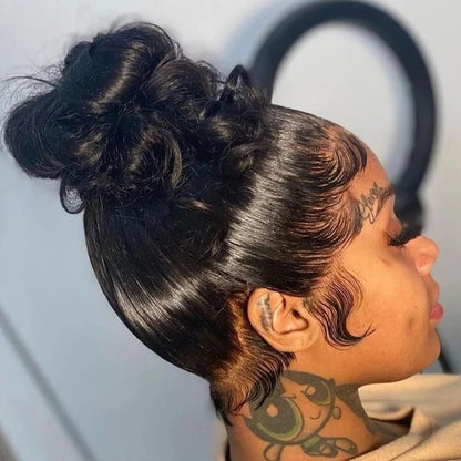 Pre-plucked Long Body Wave Hair 360 Lace Front Wig