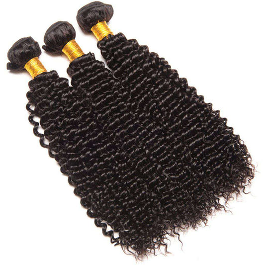 100% Virgin Human Hair Bundles 10-26 Inches 3 Bundles Kinky Curly