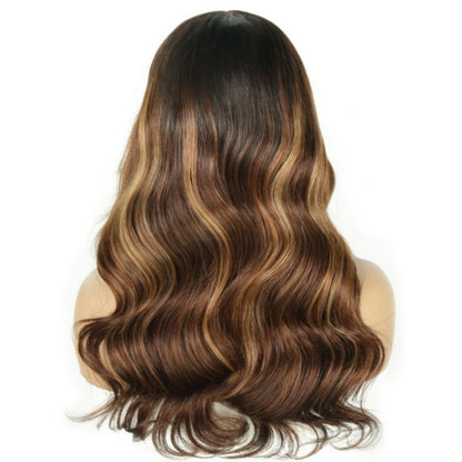 13X6  FIT 2.0 HD LACE FRONT SUPER PRE-PLUCKED WIG /HIGHLIGHT BODY WAVE