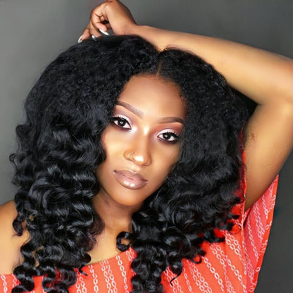 13X6  FIT 2.0 HD LACE FRONT SUPER PRE-PLUCKED WIG /KINKY WAVE
