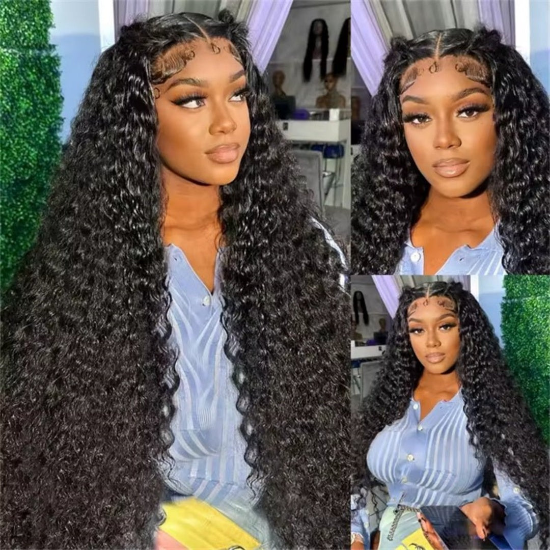 Upgrade 370 Fitted Cap Invisi-Strap HD Lace Preplucked Hairline Wig  Burmese Curly