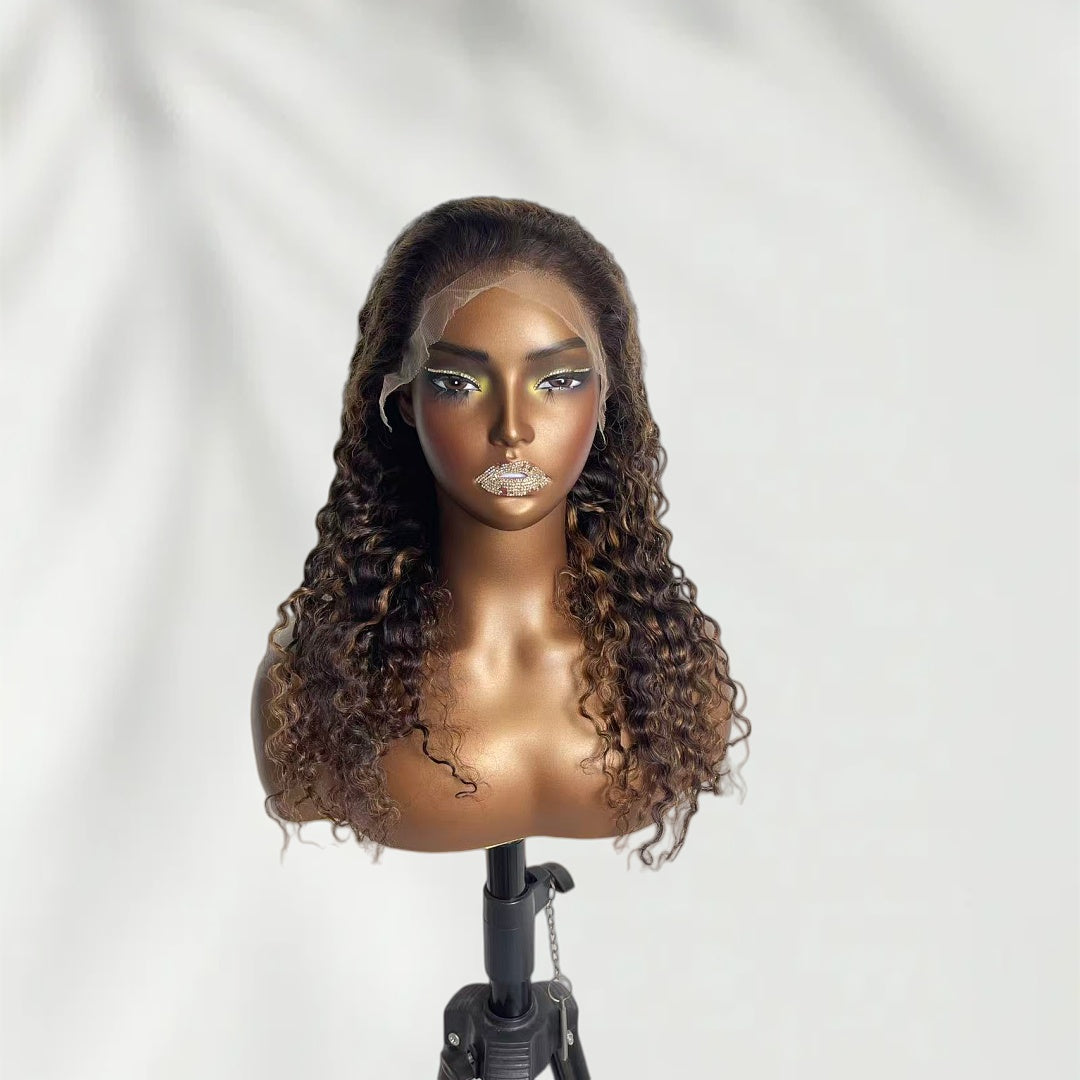 【DEAL】“SUPER Pre-plucked HD Lace” Wig Highlight Burmese Curly