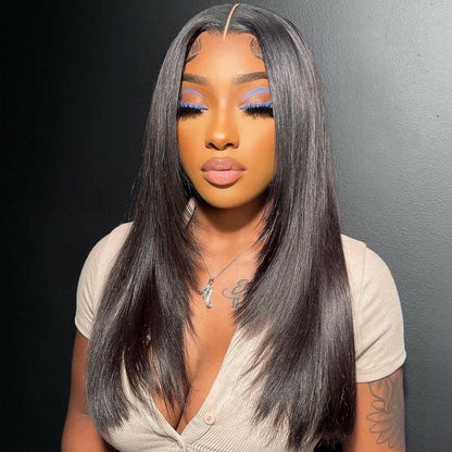 13X4/13X6 LACE FRONT HUMAN HAIR LAYERED CUT STRAIGHT WIG