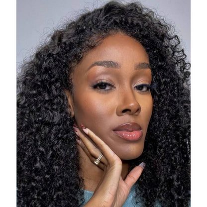13X6 TRANSPARENT/HD LACE CURLY EDGES  CURLY WIG