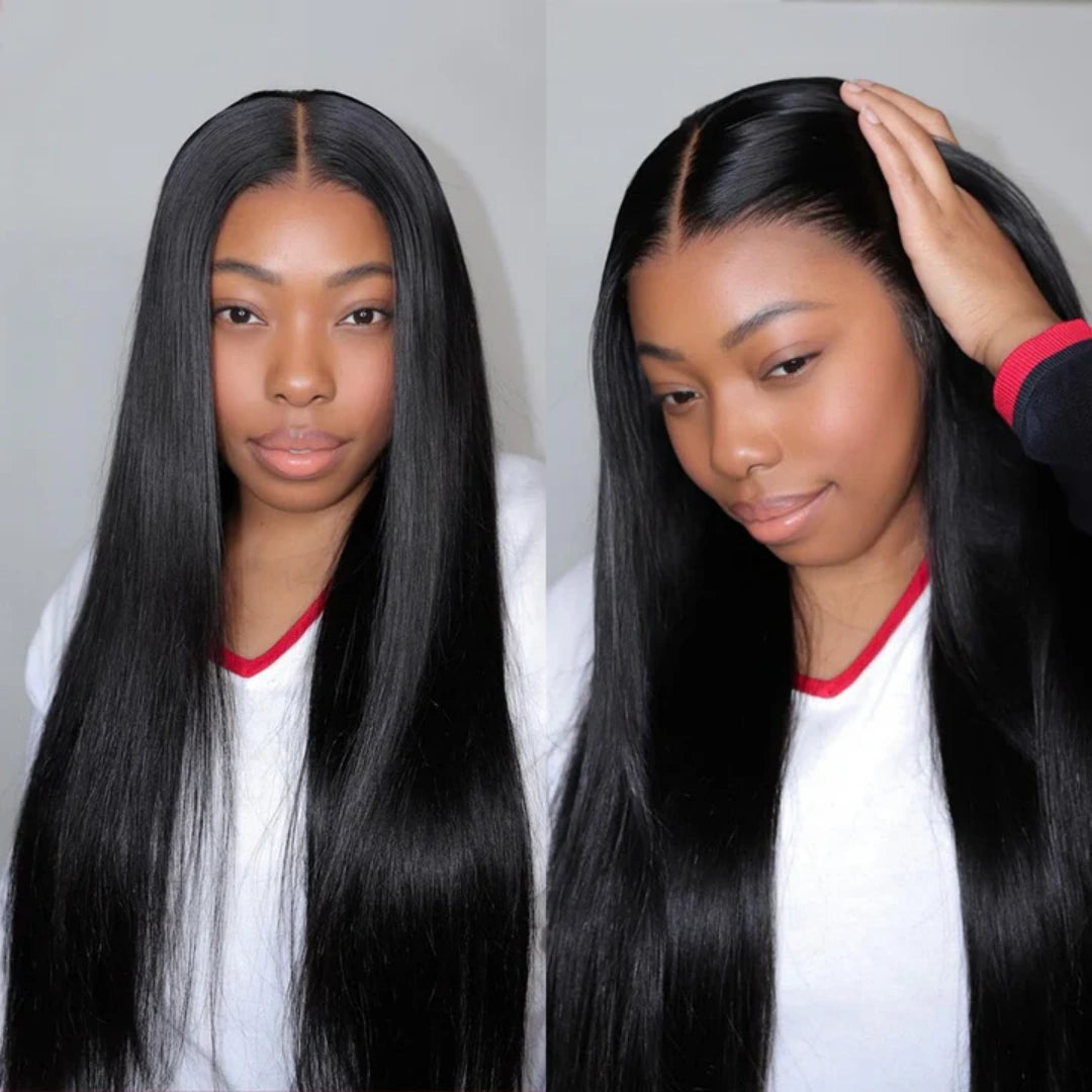 BYE-BYE KNOTS 13X6 HD LACE FRONTAL SUPER PRE-PLUCKED WIG /STRAIGHT