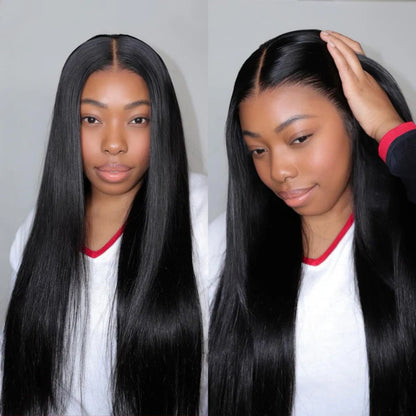BYE-BYE KNOTS 13X6 HD LACE FRONTAL SUPER PRE-PLUCKED WIG /STRAIGHT