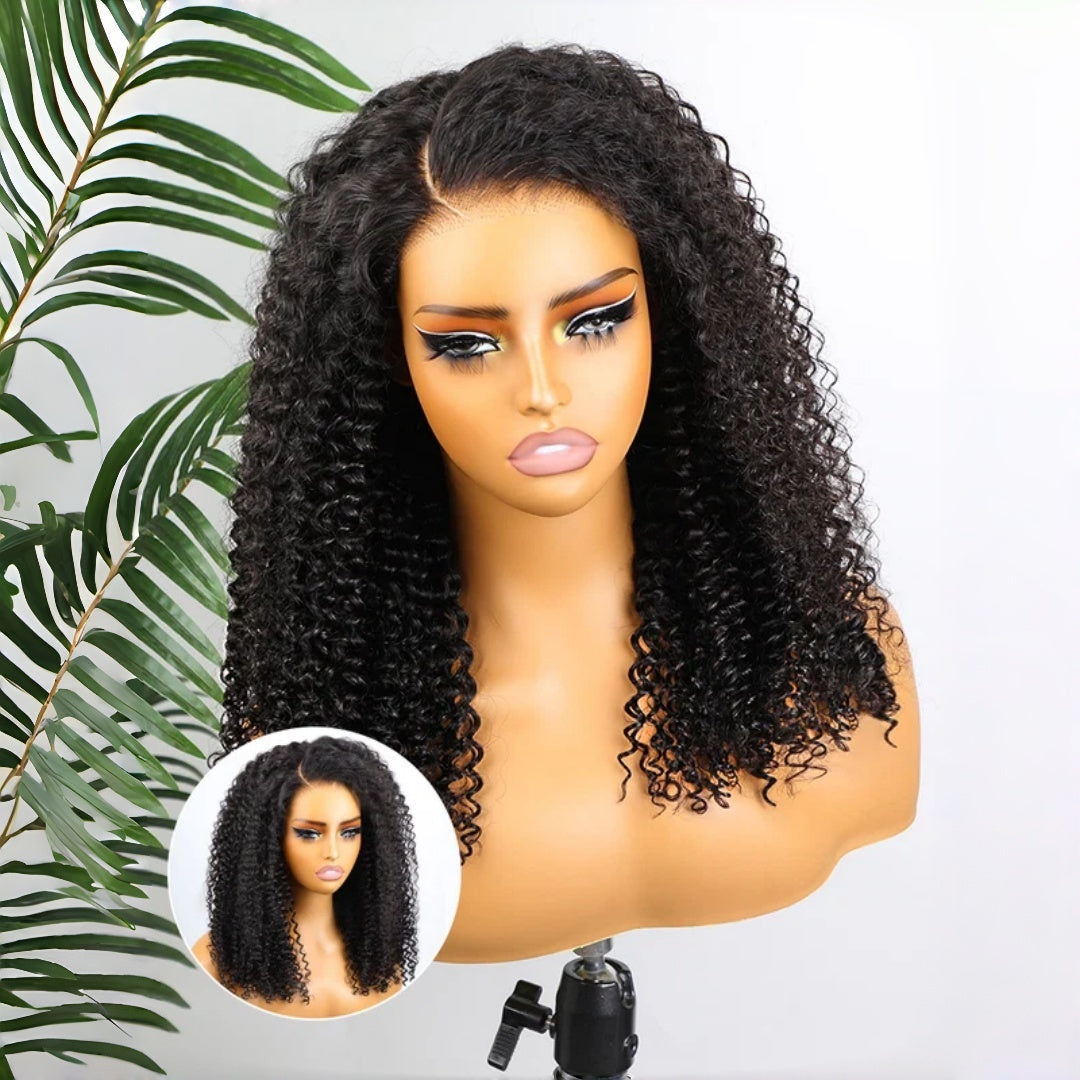 BYE-BYE KNOTS HD LACE 7X5 CLOSURE  LACE WIG / KINKY CURLY