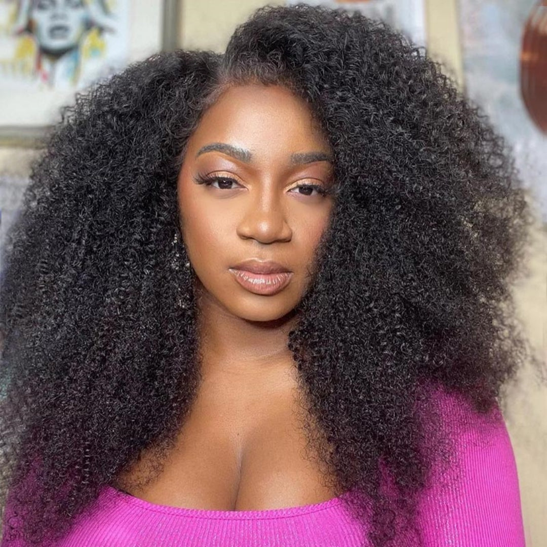 13X6  FIT 2.0 HD LACE FRONT SUPER PRE-PLUCKED WIG /kinky curly