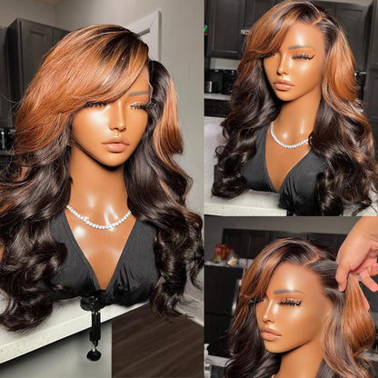 【BIG SALE】HD Lace SUPER Pre-plucked Ombre Body Wave Wig