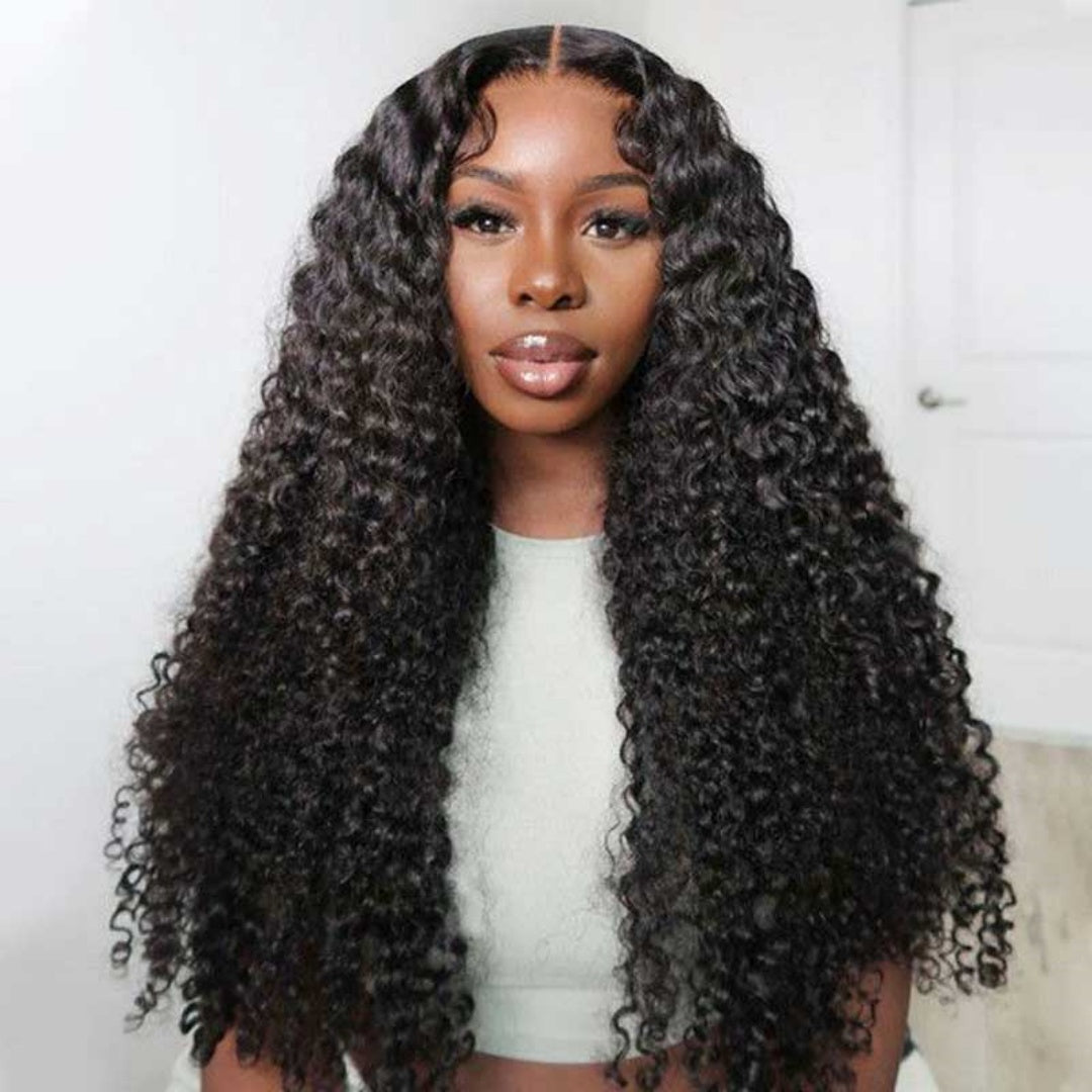 【CRAZY SALE】NEW “SUPER Pre-plucked HD Lace” 13x6 Lace Front Wig Jerry Curly