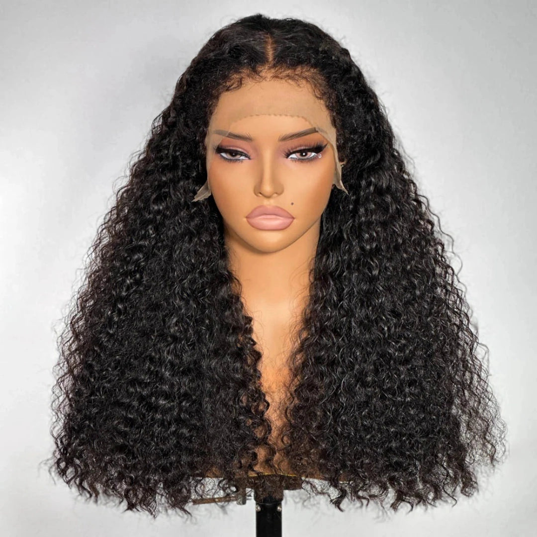 13X6 TRANSPARENT/HD LACE CURLY EDGES  CURLY WIG
