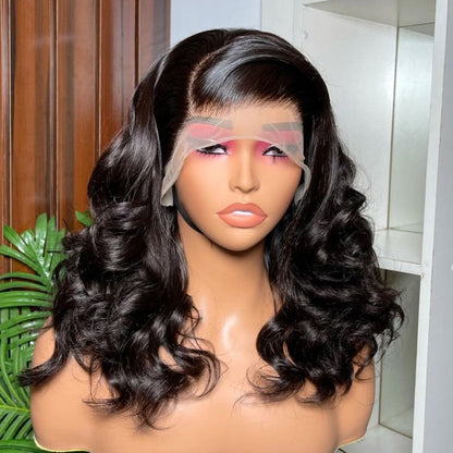 FULL TRANSPAREN/HD LACE PRE-PLUCKED BODY WAVE HAIR WIG