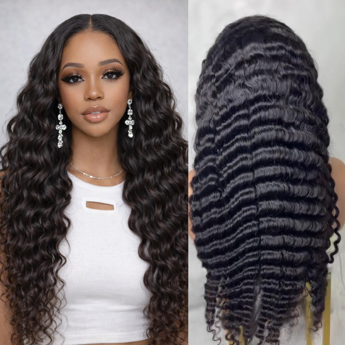 HD FULL LACE (WITHOUT MESH) INVISI-STRAP DEEP WAVE WIG