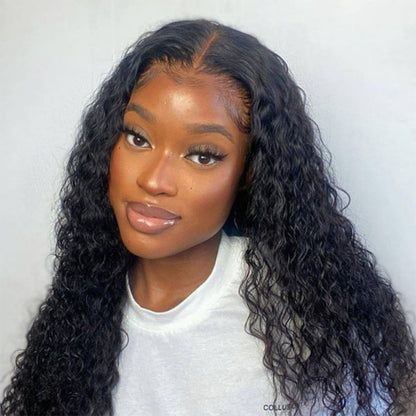 FULL TRANSPAREN/HD LACE PRE-PLUCKED WATER WAVE HAIR WIG