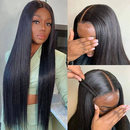 HD LACE 9x6 Lace Parting Super Preplucked Hairline Density Wig STRAIGHT