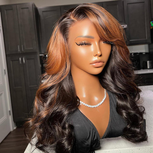 【BIG SALE】HD Lace SUPER Pre-plucked Ombre Body Wave Wig