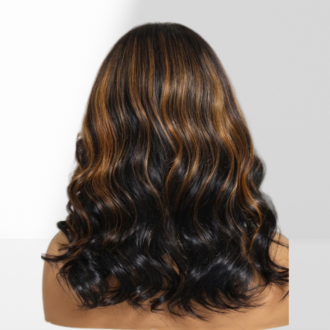 【DEAL】“SUPER Pre-plucked HD Lace” 13x6 Lace Front Wig Highlight Body Wave