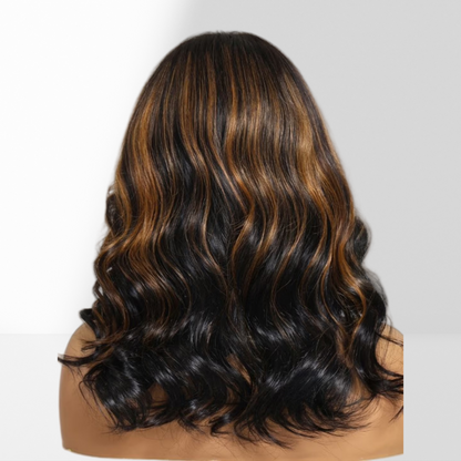 【DEAL】“SUPER Pre-plucked HD Lace” 13x6 Lace Front Wig Highlight Body Wave