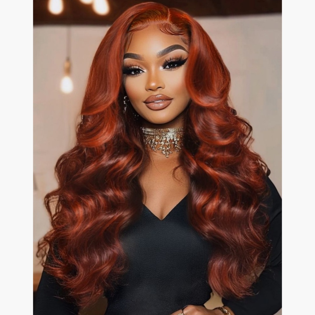13X4/13X6 TRANSPARENT LACE FRONT HIGHLIGHT WAVY WIG