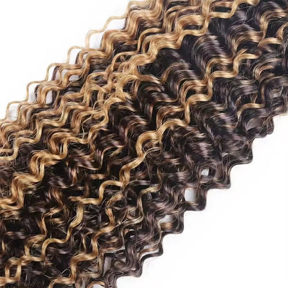 100% Virgin Human Hair Bundles 10-26 Inches 3 Bundles P4/27 Water Wave