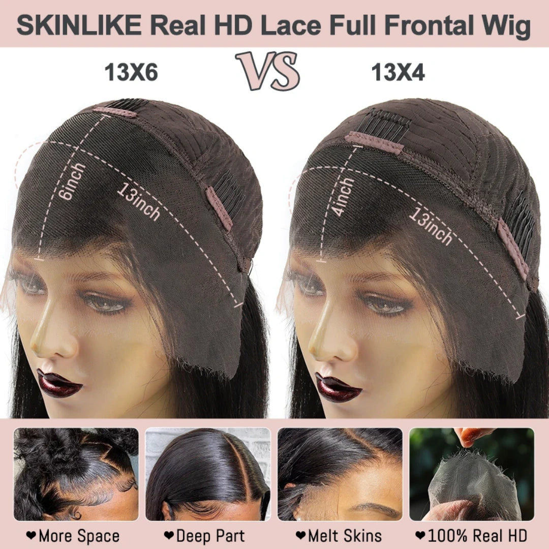 Top Quality Raw Hair 13X4/13X6 Full Frontal HD Lace Wig Burmese Curls
