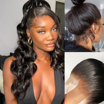 Pre-plucked Long Body Wave Hair 360 Lace Front Wig