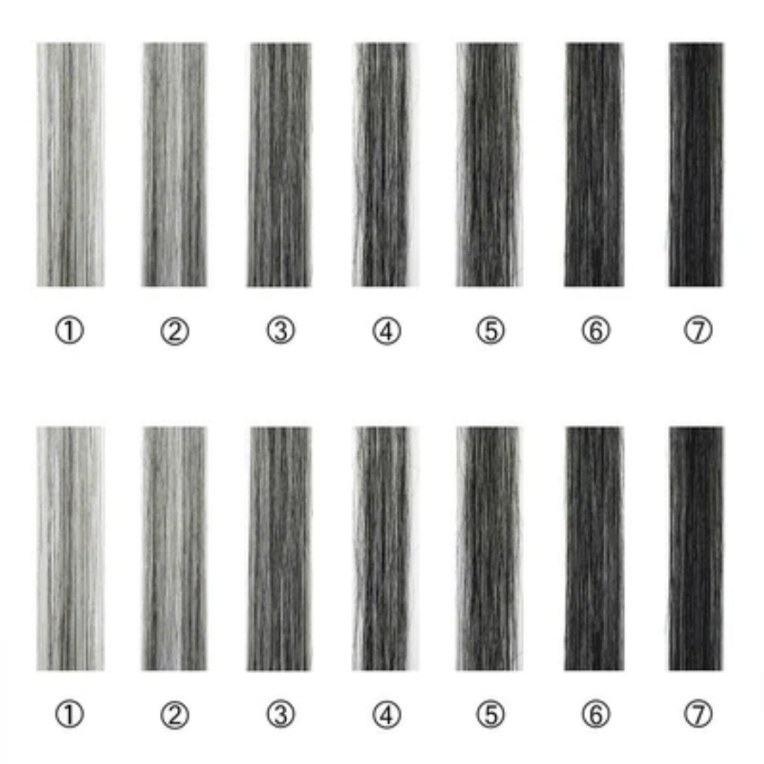 5X5/13X4 LACE FRONT HUMAN HAIR SALT AND PEPPER WAVY WIG
