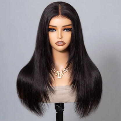 13X4/13X6 LACE FRONT HUMAN HAIR LAYERED CUT STRAIGHT WIG