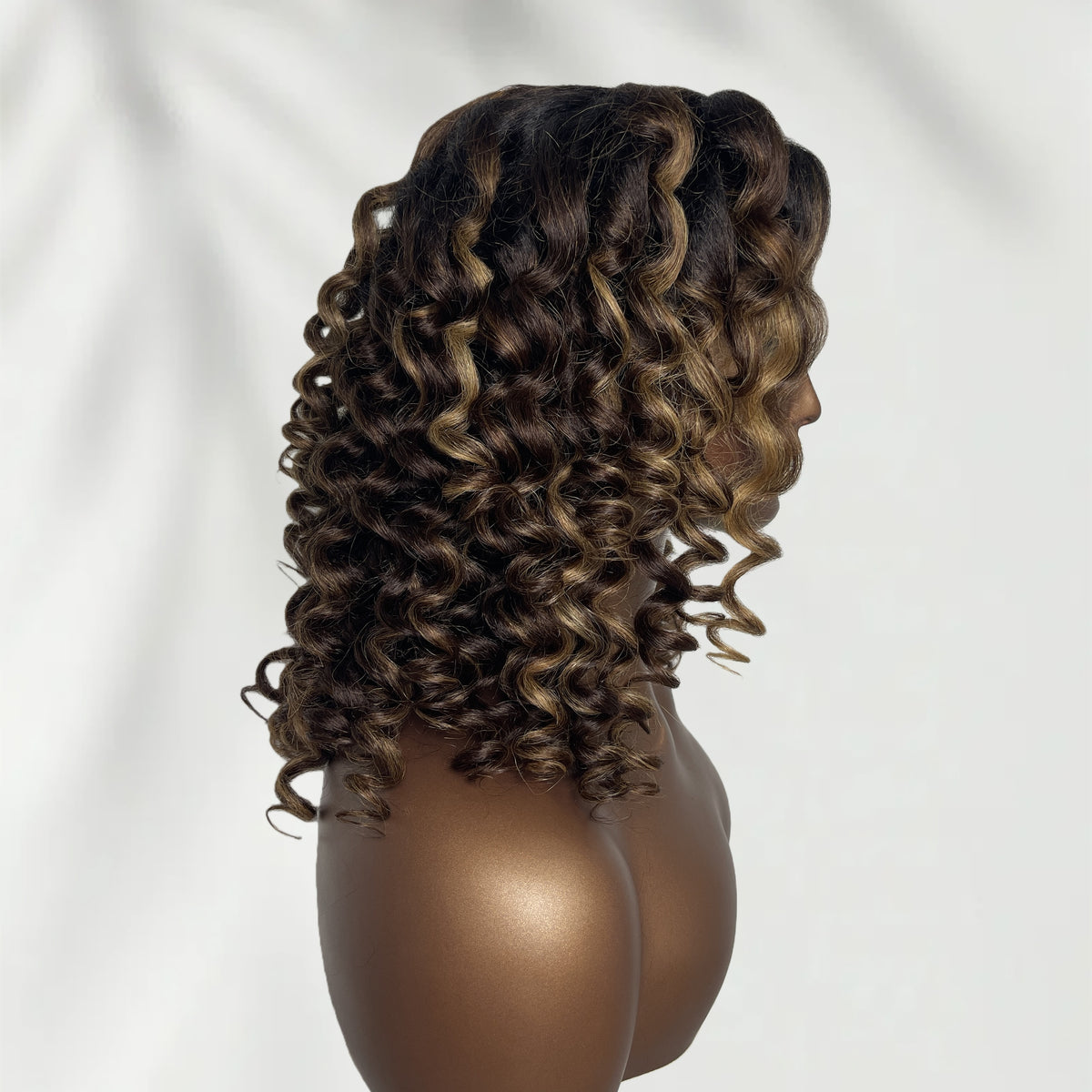 HD LACE 3D Dome Cap 9x6 Super Preplucked with Drawstring Wig Kinky Loose Highlights