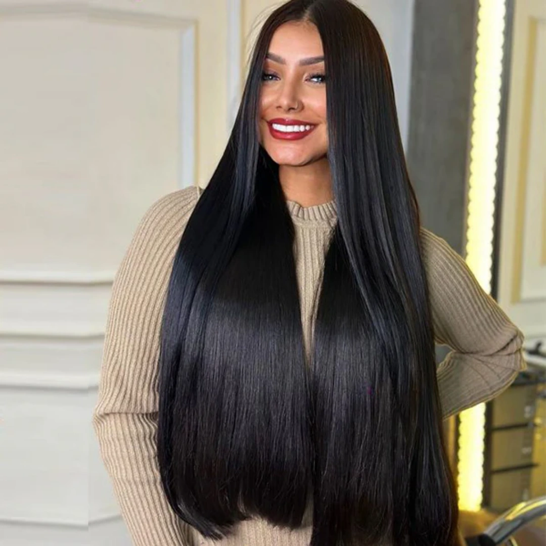 Top Quality Raw Hair 5X5 Closure HD Lace Wig Straight