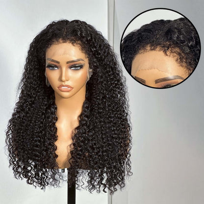 13X6 TRANSPARENT/HD LACE CURLY EDGES  CURLY WIG