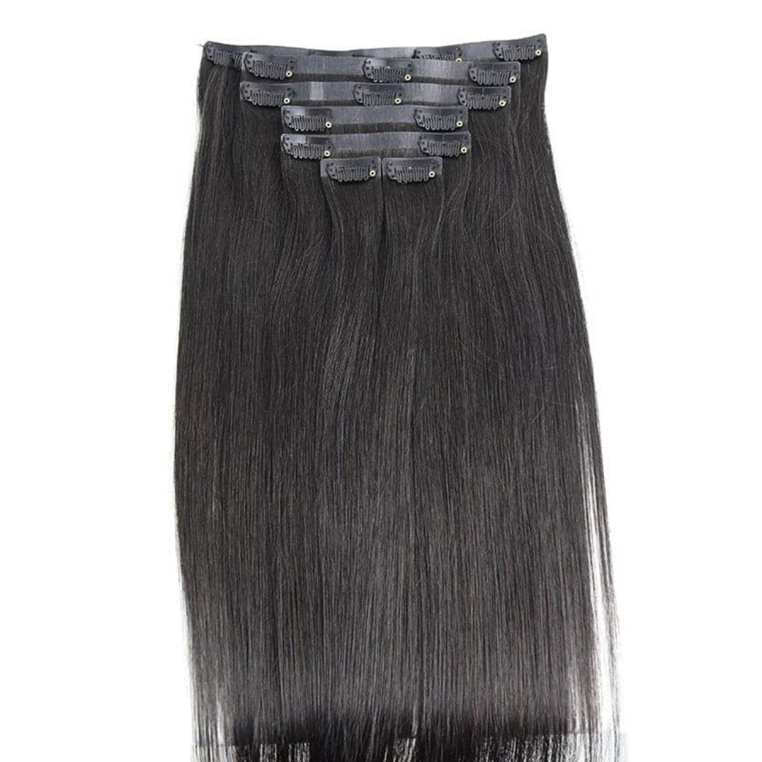 Clip In Hair Extension Straight Human Wefts Set