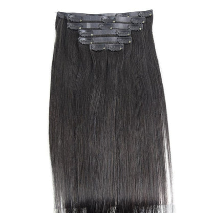 Clip In Hair Extension Straight Human Wefts Set