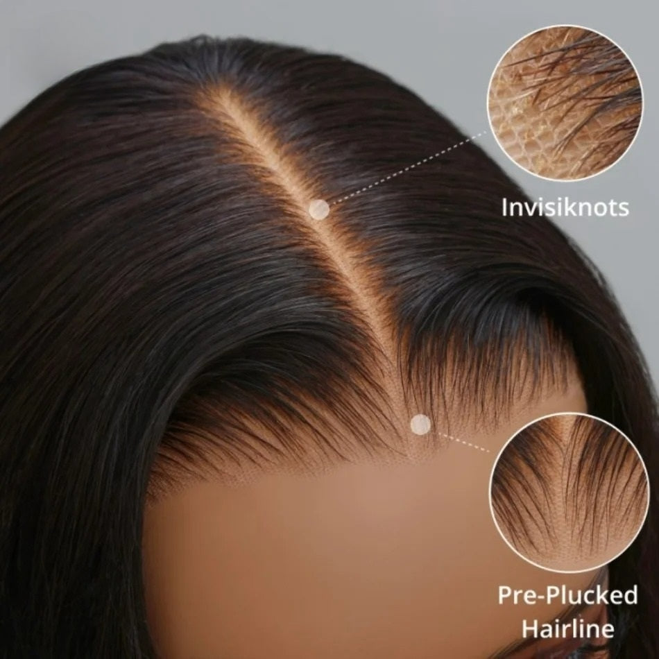 BYE-BYE KNOTS 360 HD LACE FAKE SCALP HIGHLIGH BODY WAVE WIG / Invisi-Strap