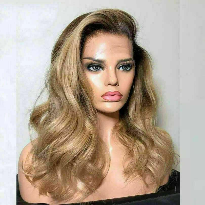 【BIG SALE】HD Lace SUPER Pre-plucked Ombre Ashy Blonde Body Wave Bob Wig