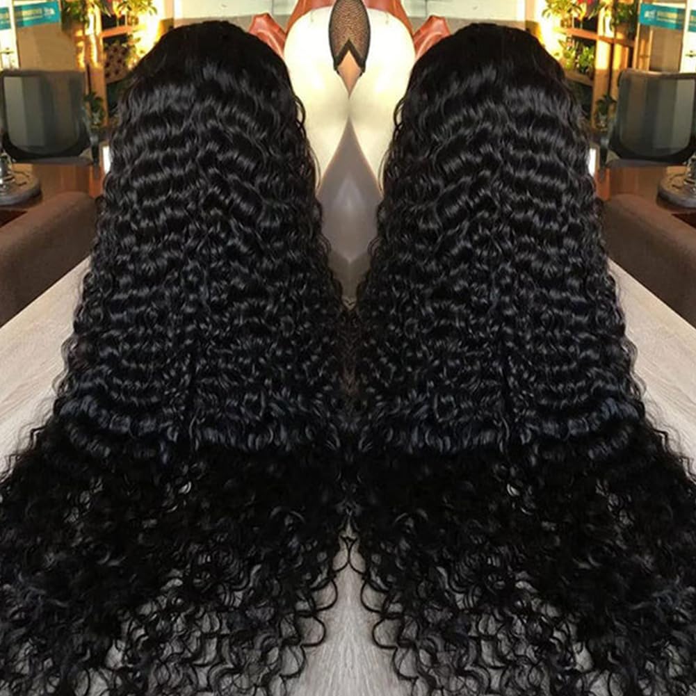 BYE-BYE KNOTS HD LACE 5X5 CLOSURE LACES WIG / Deep Wave