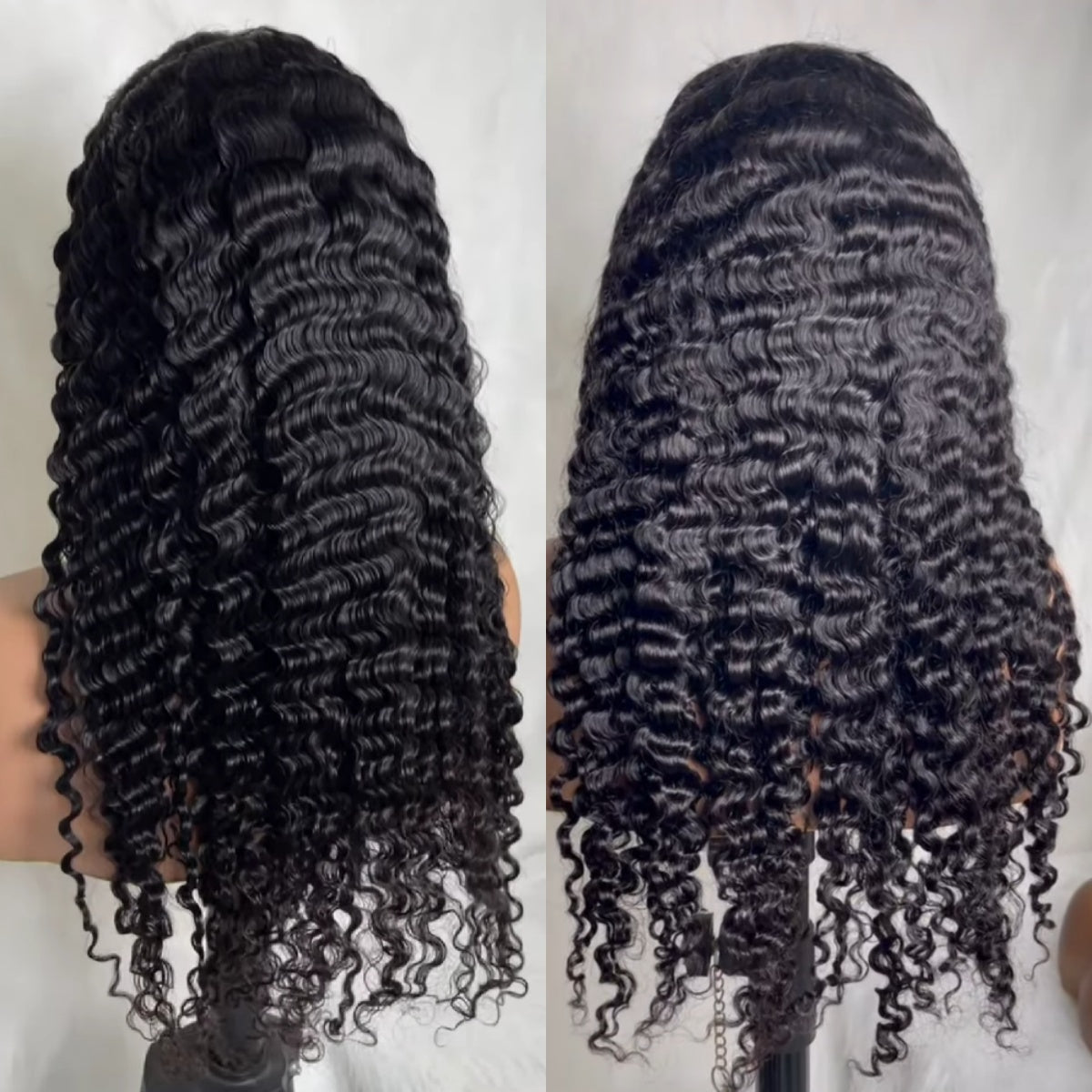 4x4/5x5 TRANSPARENT LACE CLOSURE PRE-PLUCKED BURMESE CURLY WIG