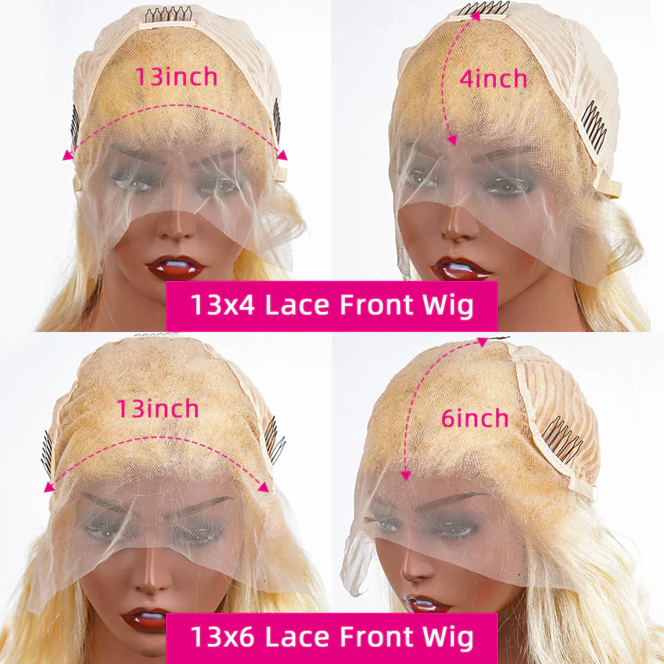 13X4/13X6 TRANSPARENT LACE FRONT HIGHLIGHT BODY WAVE WIG