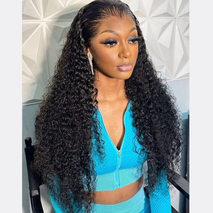 “M” Shape Hairline 360 Transparent/HD Lace Front Invisi-Strap Wig / Curly