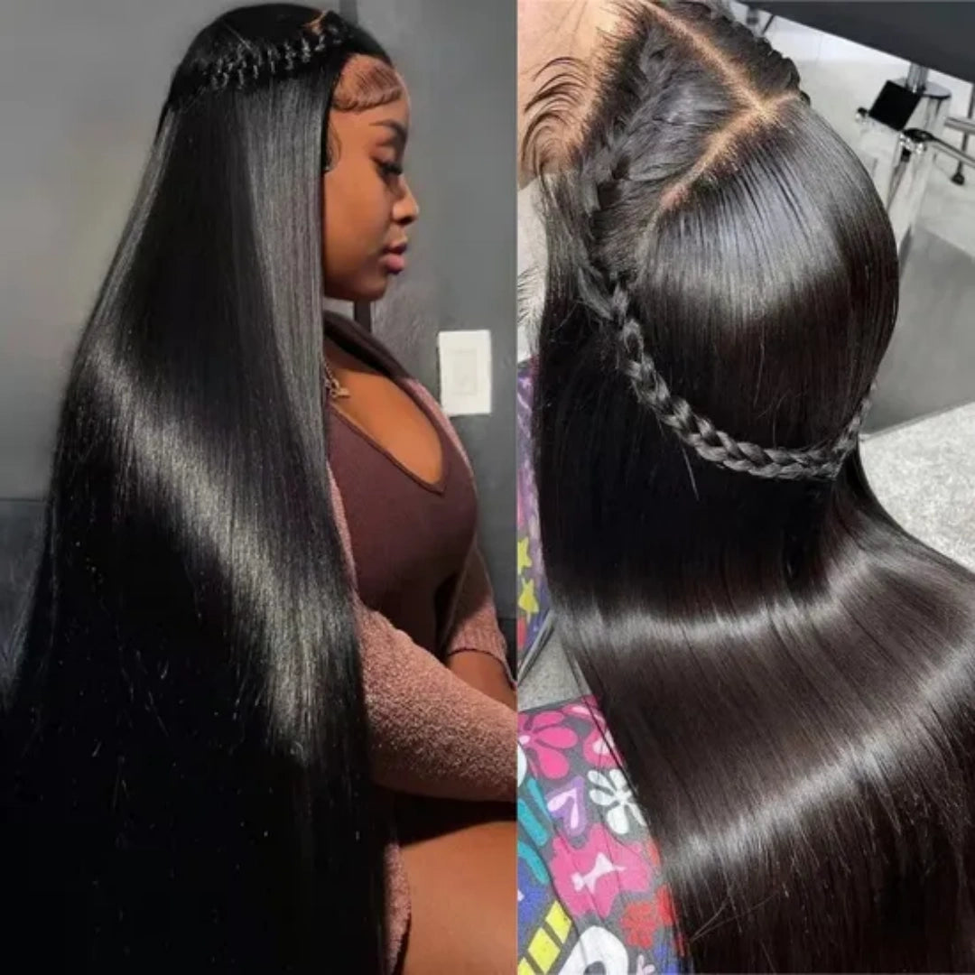 Top Quality Raw Hair 5X5 Closure HD Lace Wig Straight