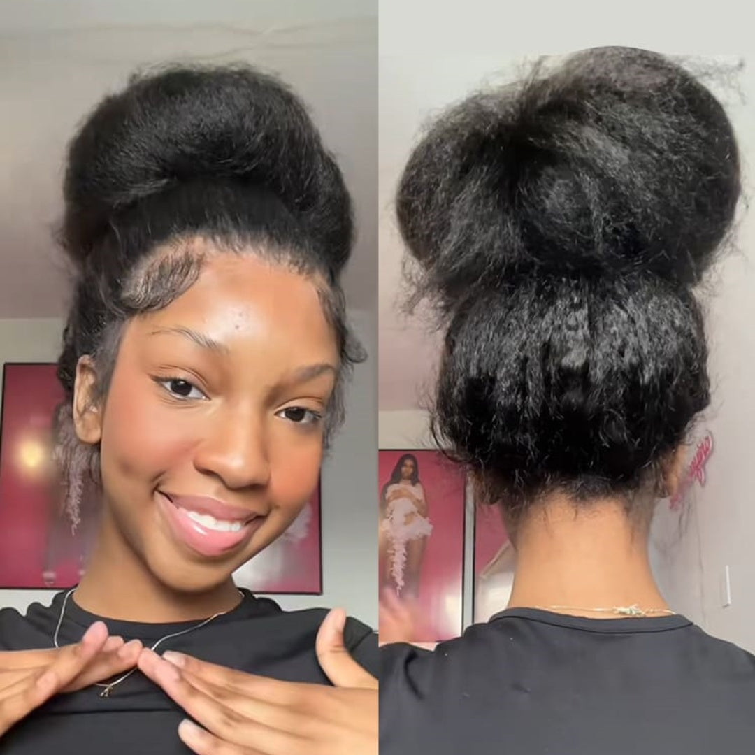 PreCut Lace 360 HD Lace Front Invisi-Strap Wig / Yaki Straight