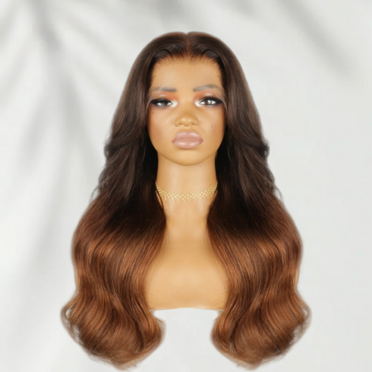【DEAL】“SUPER Pre-plucked HD Lace” 13x6 Lace Front Wig Ombre Colored Body Wave