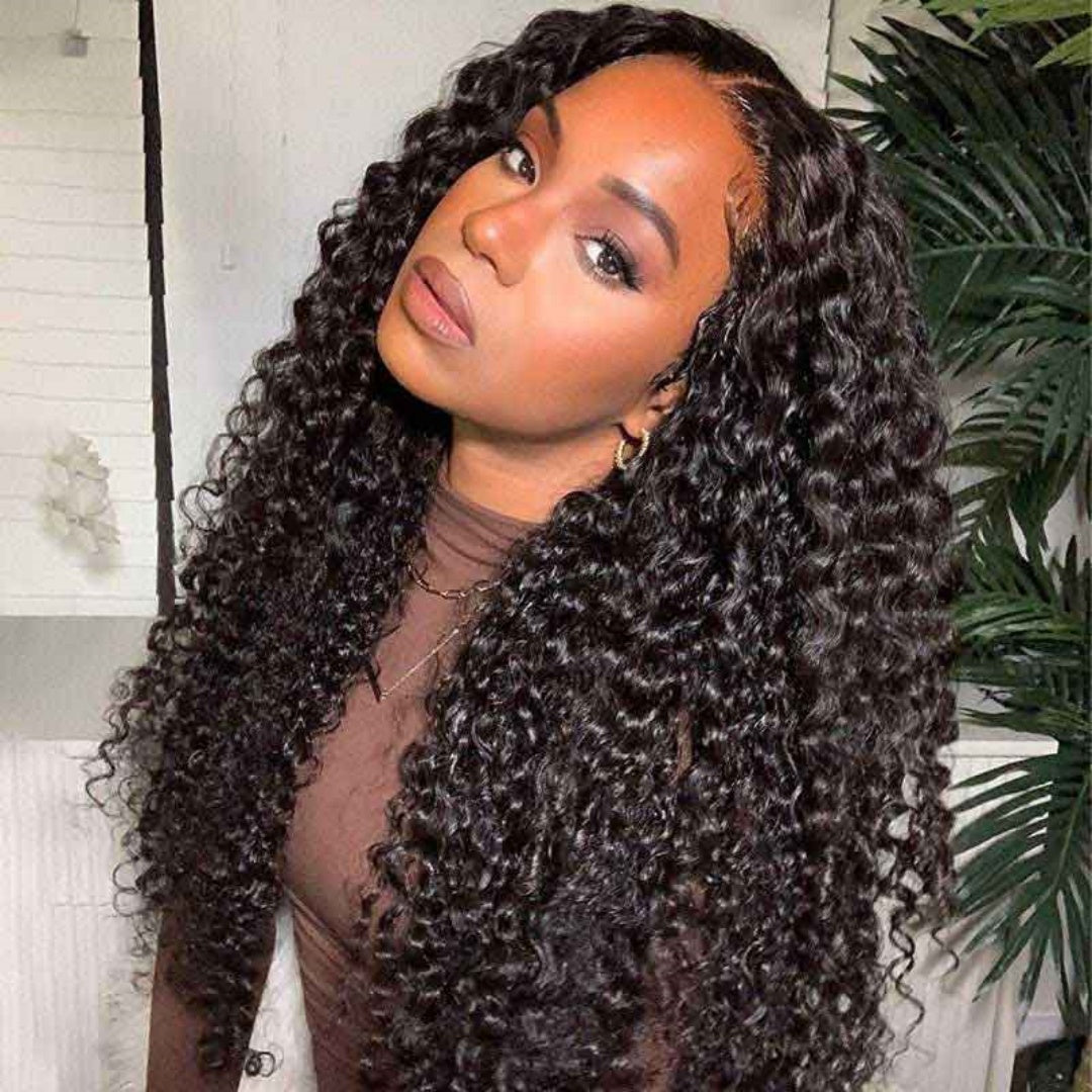 【CRAZY SALE】NEW “SUPER Pre-plucked HD Lace” 13x6 Lace Front Wig Jerry Curly
