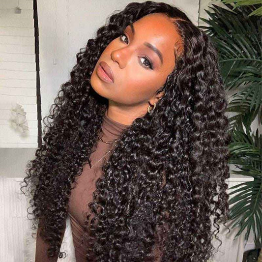 【CRAZY SALE】NEW “SUPER Pre-plucked HD Lace” 13x6 Lace Front Wig Jerry Curly