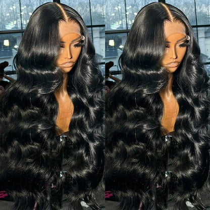 HIGH DENSITY PRE-PLUCKED HD LACE 6X6 LACE CLOSURE BODY WAVE WIG
