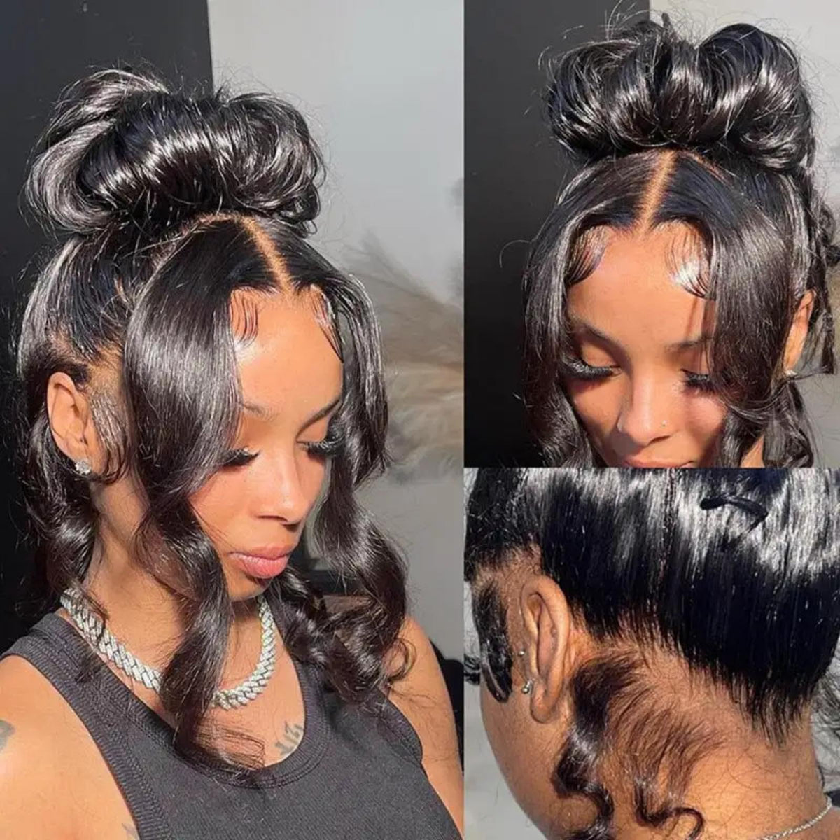 SUPER Pre-plucked Long Body Wave Hair 360 Lace Front Wig
