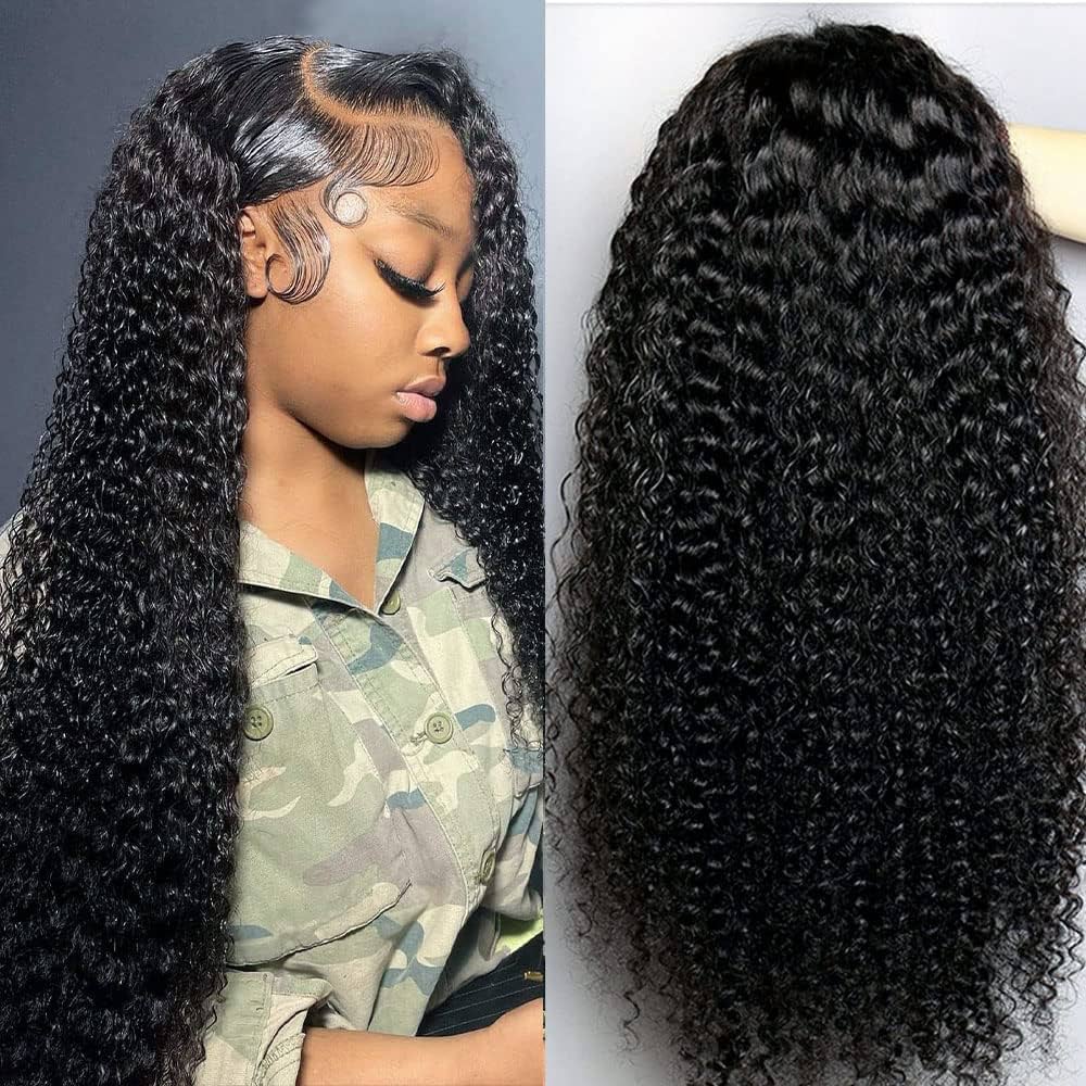 BYE-BYE KNOTS HD LACE 13X4 FULL FRONTAL WIG / CURLY