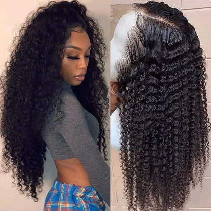 BYE-BYE KNOTS HD LACE 13X4 FULL FRONTAL WIG / CURLY