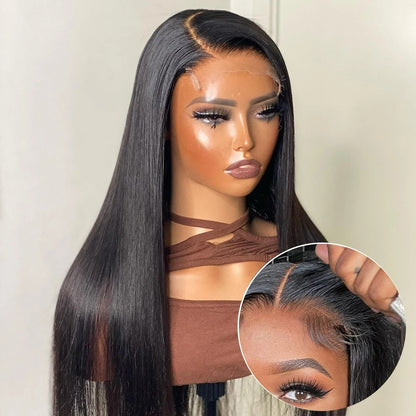 BYE-BYE KNOTS HD LACE 5X5 CLOSURE LACES WIG / Straight